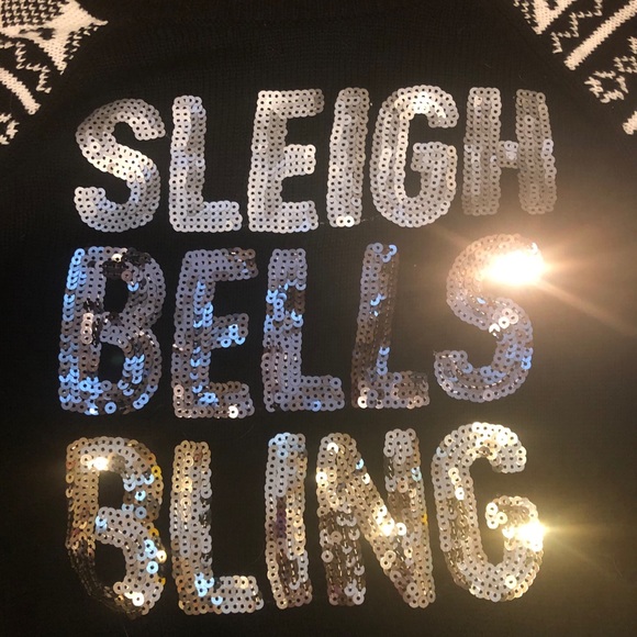 Girls justice size 14 Christmas/holiday sweater - Picture 2 of 3